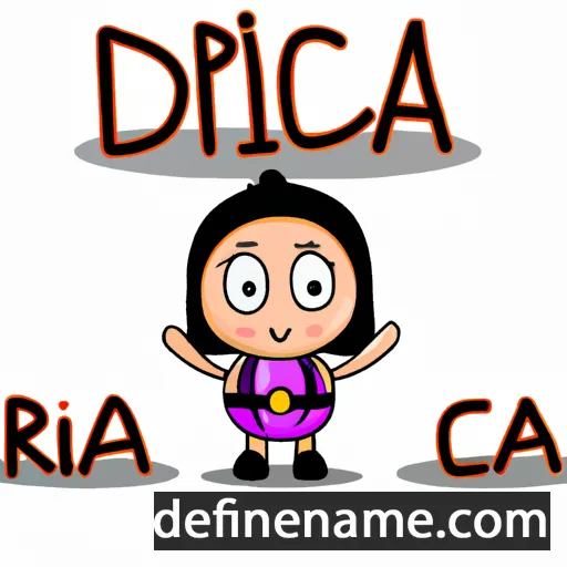 cartoon of the name Drica