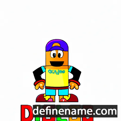 cartoon of the name Drilego