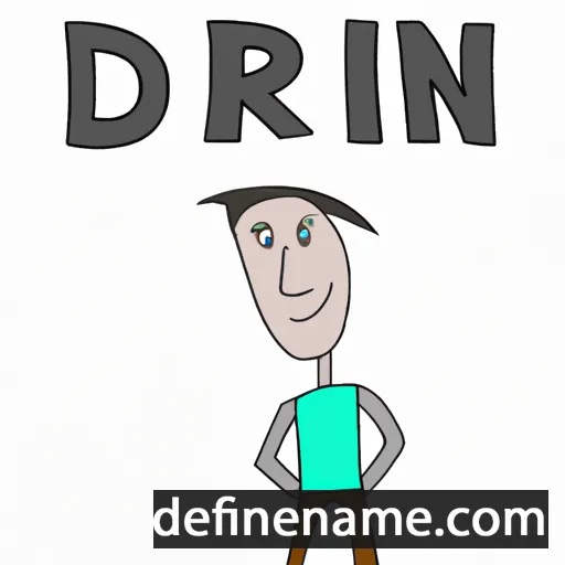 cartoon of the name Drin