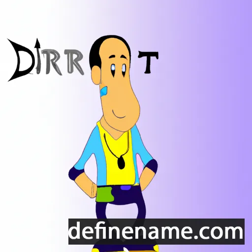 cartoon of the name Driton