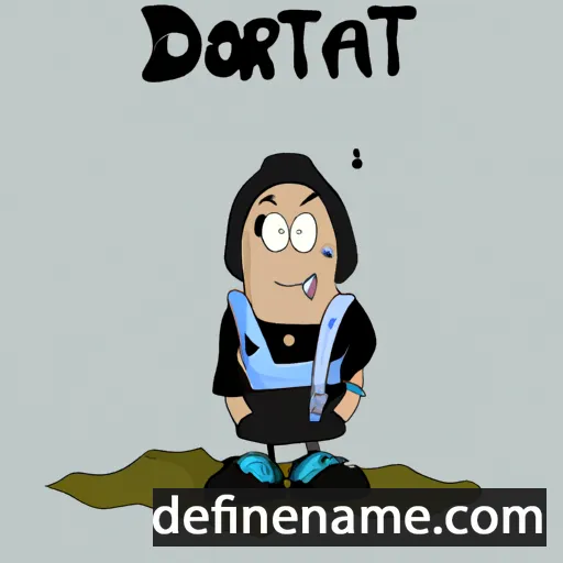 cartoon of the name Drótt