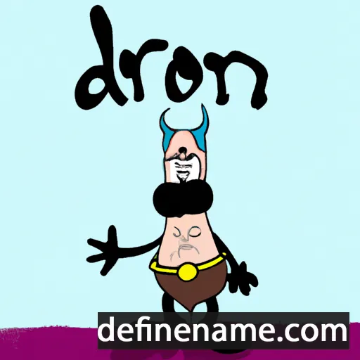 Dröfn cartoon