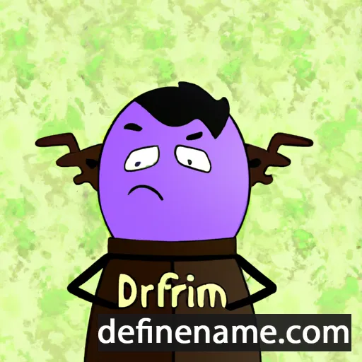 cartoon of the name Drǫfn