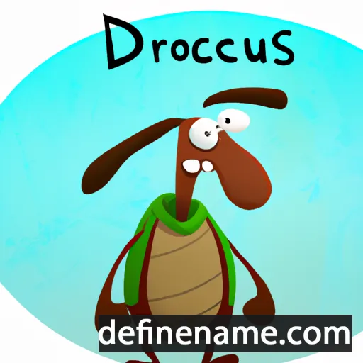 cartoon of the name Drocus