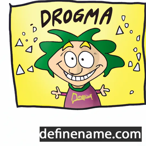 cartoon of the name Drogomira