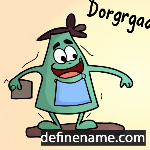 cartoon of the name Drogosława