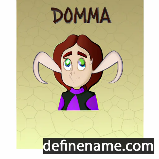 cartoon of the name Dronma