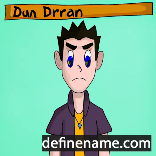 cartoon of the name Druann