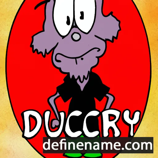 cartoon of the name Drucy