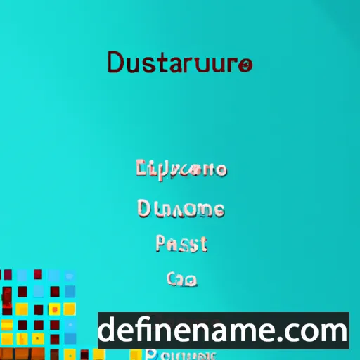 cartoon of the name Drusiane