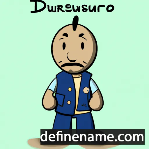 cartoon of the name Drusiano