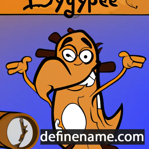 cartoon of the name Dryope