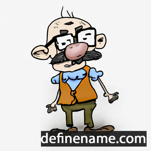 cartoon of the name Držimir