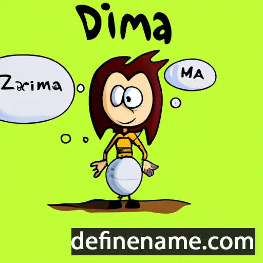 Držimira cartoon