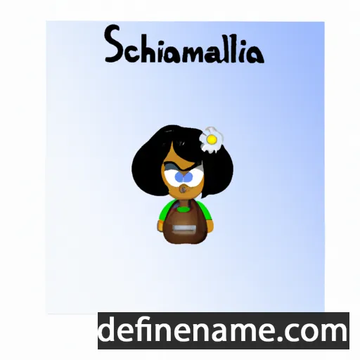 cartoon of the name Dschamila