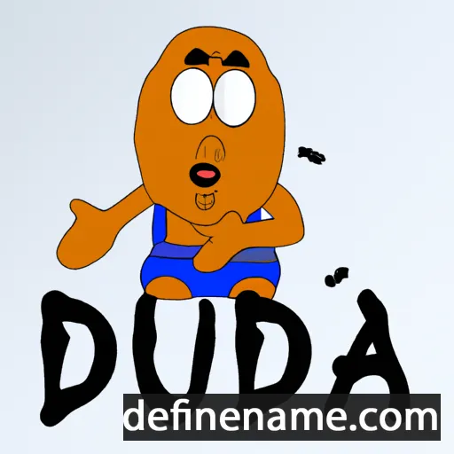 cartoon of the name Dúfa