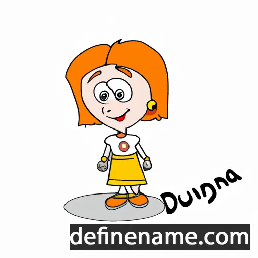 cartoon of the name Dúnna