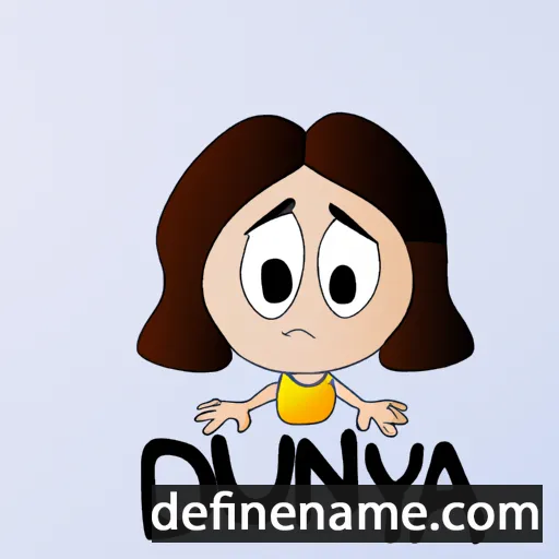 cartoon of the name Dünya