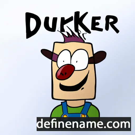 cartoon of the name Dürken