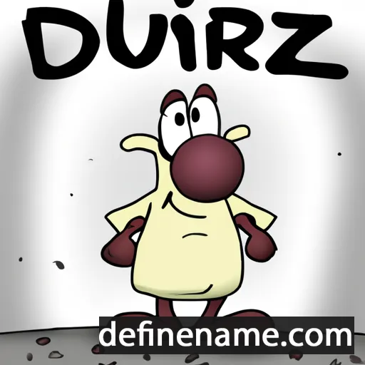 cartoon of the name Dürz