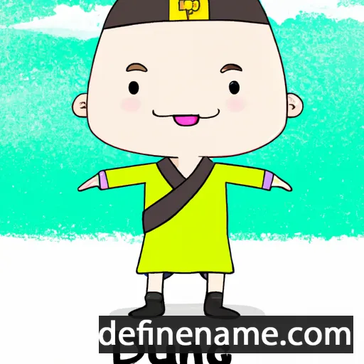 cartoon of the name Duangdao