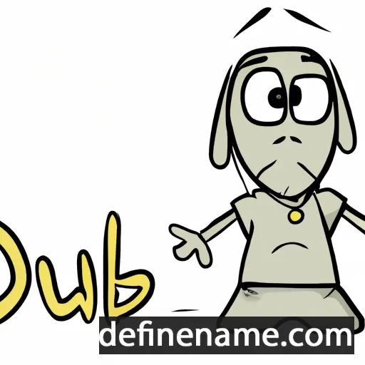 cartoon of the name Dub