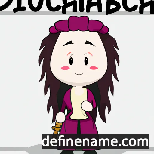 cartoon of the name Dubhchobhlaigh