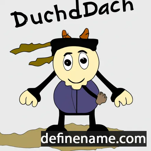 cartoon of the name Dubhdarach