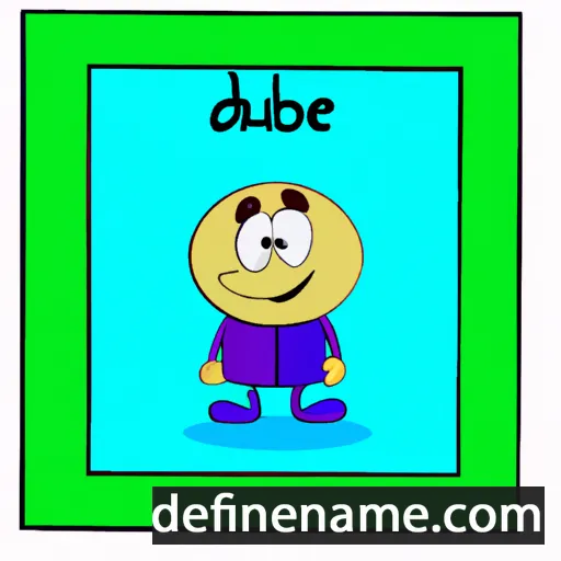 cartoon of the name Dubhe