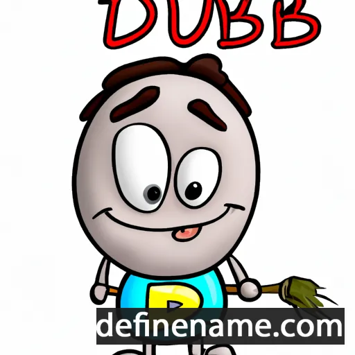 cartoon of the name Dubi