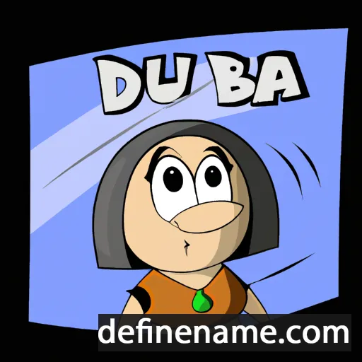 cartoon of the name Dubra