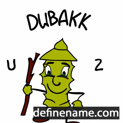 cartoon of the name Dubrawka