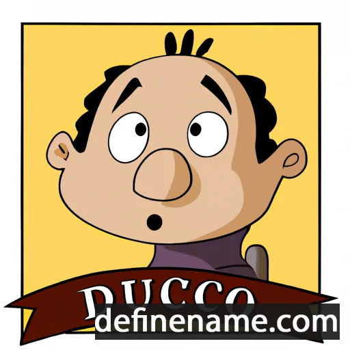 cartoon of the name Duccio