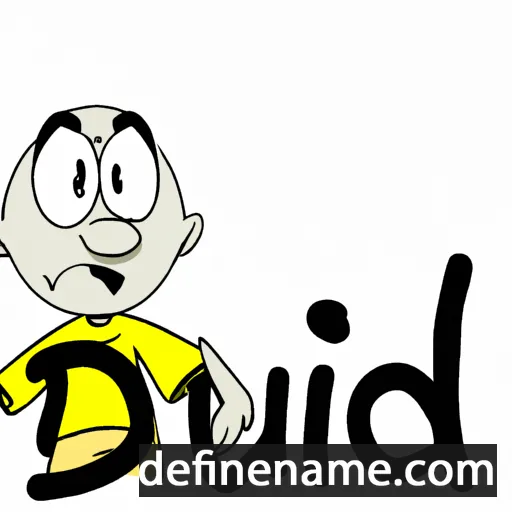 cartoon of the name Dudi