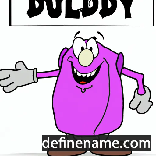 cartoon of the name Dudly