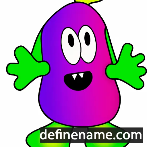 cartoon of the name Dudu