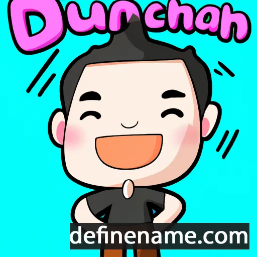 cartoon of the name Dueanchai