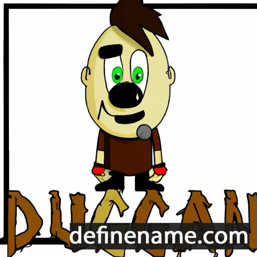 cartoon of the name Dugan