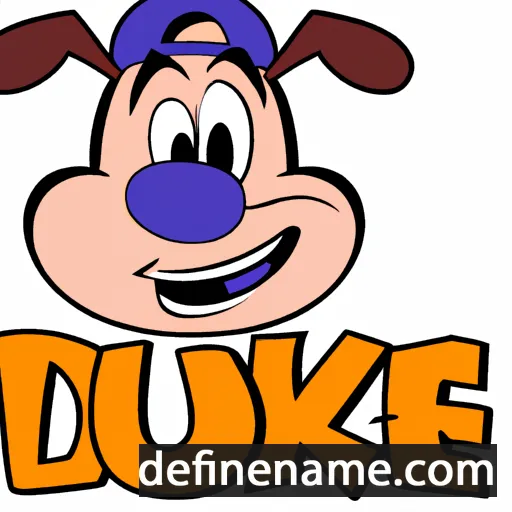 Dukie cartoon