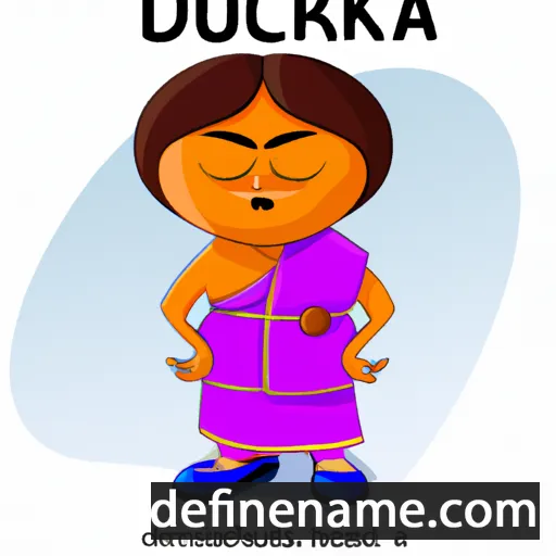 cartoon of the name Dukkhvakha