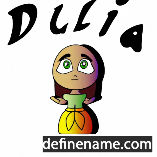 cartoon of the name Dulá