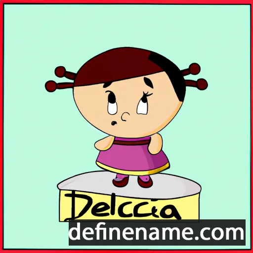 cartoon of the name Dulcelina