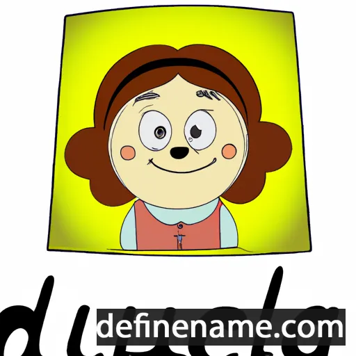 cartoon of the name Dulcia