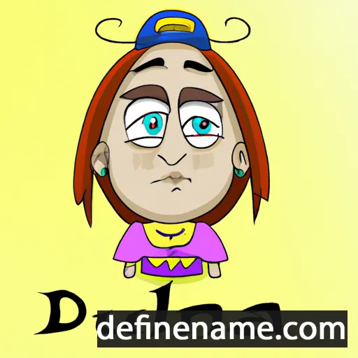 cartoon of the name Dulna