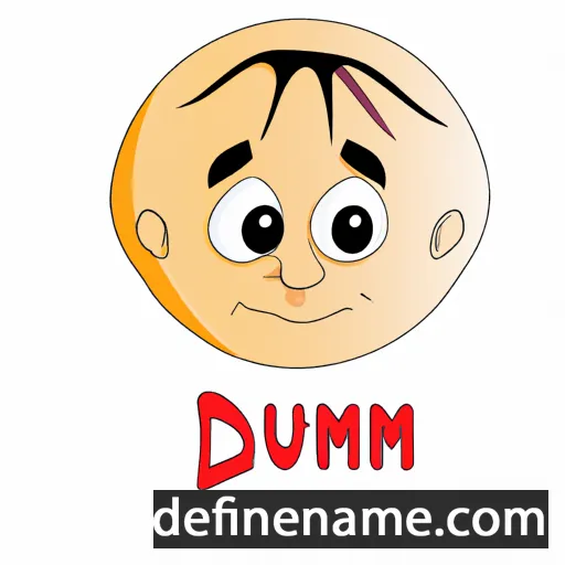 cartoon of the name Dumeni