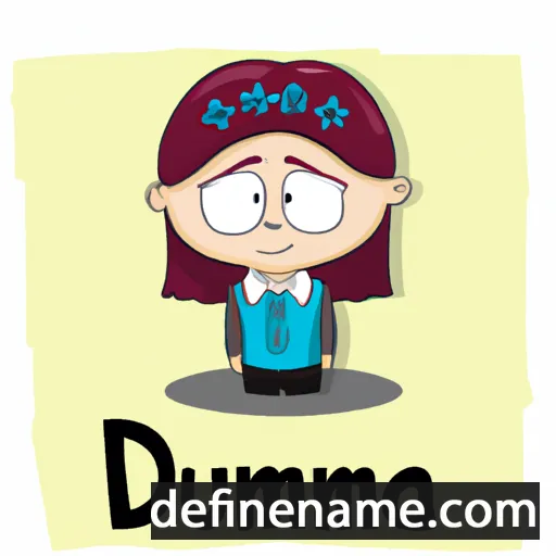 cartoon of the name Dumenia