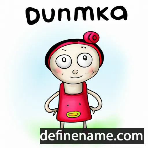 cartoon of the name Duminka