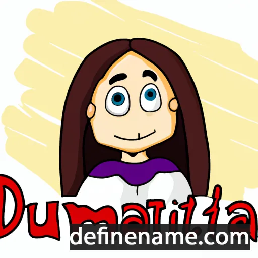 cartoon of the name Dumitrița