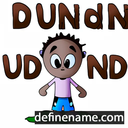 cartoon of the name Dunadu