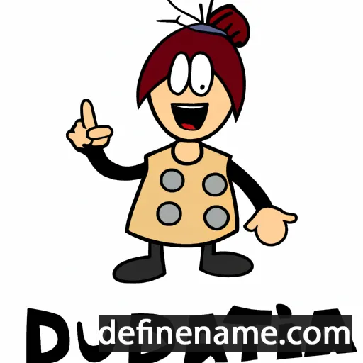 cartoon of the name Dunatedda